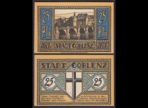 Coblenz = Koblenz 25 Pfennig Notgeld 1921 UNC (1) (26405