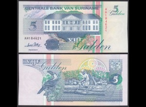 SURINAM - SURINAME 5 Gulden 1996 UNC (1) Pick 136b (26470