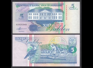 SURINAM - SURINAME 5 Gulden 1991 UNC (1) Pick 136a (26472