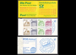 Berlin Burgen und Schlösser Markenheftchen MH 12c postfrisch (26609