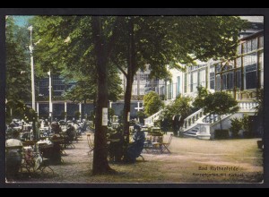 AK Bad Rothenfelde 1915 Konzertgarten mit Kurhaus gelaufen (16913