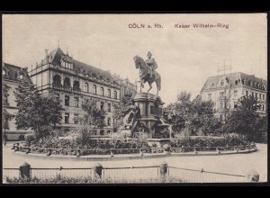 AK Cöln Köln Kaiser Wilhelm Ring 1916 gelaufen (17088