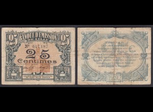 Frankreich - France Lille 25 Centimes 1915 Banknote F (4) (26757