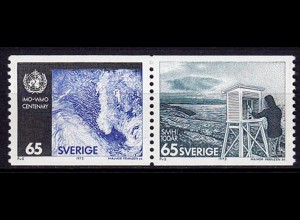Schweden - Sweden 1973 Mi. 806-07 ** Meterologie IMO WMO (6955