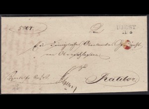 UJEST L2 Schlesien 1838 Brief mit Inhalt nach RATIBOR (27176