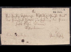 OPPELN L2 Schlesien Brief 1828 mit umfangreichen Inhalt (27344