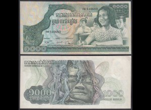 Kambodscha - Cambodia 1000 Riels (1972) Pick 17 UNC (1) (27574