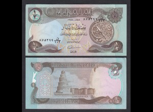 Irak - Iraq 1/2 Dinar Banknote 1985 Pick 68 XF (2) (27724