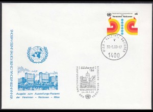 UNO WIEN VIENNA 1980 Waldshut Exhibition Cover 30.5 1980 (87128