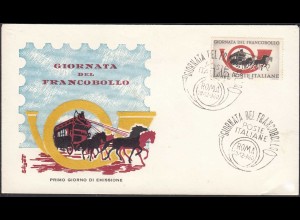 Italien - Italia 1960 FDC Postkutsche (65119