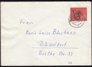 BRD BUND 1958 EF Mi.282 Brief 20 Pfg.Wilhelm Busch Märchen (65286