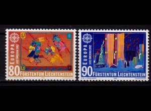 Liechtenstein EUROPA CEPT 1992 Mi.1033-34 ** (c046