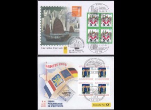 Original Messebriefe der Deutschen Post 2 Stück (87024