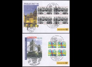Original Messebriefe der Deutschen Post 2 Stück (87029