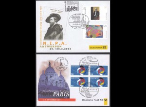 Original Messebriefe der Deutschen Post 2 Stück (87027