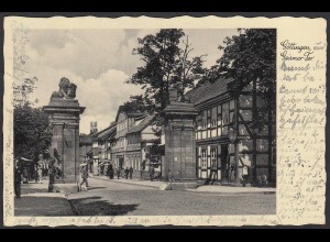Ak 1937 Göttingen Geismar Tor mit Bahnpost (20896