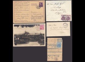 Böhmen & Mähren 5 Stück Briefe/Karten (28762