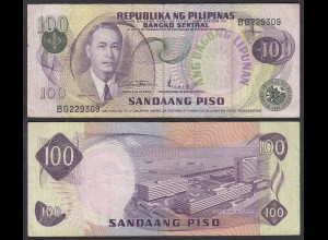 PHILIPPINEN - PHILIPPINES 100 Pesos Pick 164a sig.8 F (4) (28801