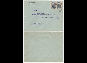Mexiko - Mexico alter Bedarfsbrief F.Glükher nach Frankfurt (28628