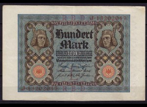 Reichsbanknote - 100 Mark 1920 UDR L Ro 67b Pick 69 VF (3) (CA830