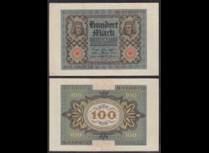 Reichsbanknote - 100 Mark 1920 UDR L Ro 67b Pick 69 VF+ (3+) (29366