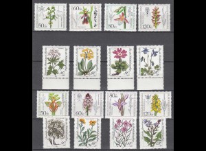 Germany BRD Berlin nice stamp Lot MNH Various flowers sets (65496