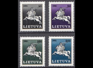 Litauen - Lithuania Mi 491-94 ** MNH 1991 (65509