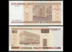 Weißrussland - Belarus 20 Rubel 2000 UNC (1) Pick 24 (30166