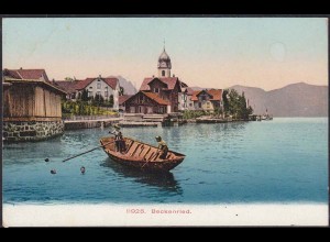 AK Schweiz Beckenried Vierwaldstättersee Stadtansicht vom See (12614