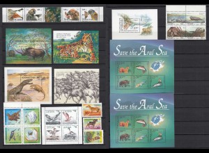 Seltenes und schönes Stamp Lot Tiere Vögel Birds Wildlife ** MNH (21593
