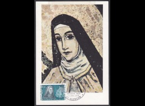 Frankreich - France 6.1.1973 Maximumkarte Sainte Therese De Lenfant (25994
