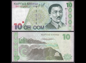 Kirgistan - Kirgisistan - Kyrgyzstan 10 Som 1997 Pick 14 UNC (1) (30857
