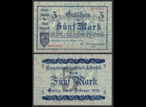 Elberfeld 5 Mark 1918 Kriegs-Notgeld-Gutschein-Schein (31075
