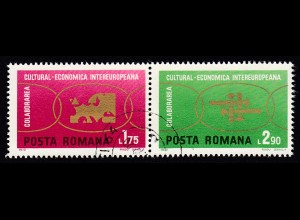 Rumänien - Romania 1972 Mi. 3020-21 Intereuropa gestempelt used (31120