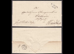 RAHDEN L2 um 1825 alter Umschlag nach HAUSBERGE (28687