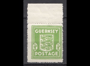 Deutsche Besetzung 2. WK Guernsey 1/2 P. Mi.1 postfrisch MNH WW2 OR (31337