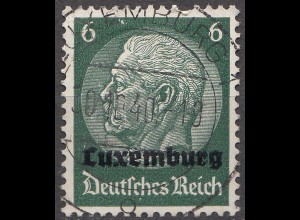 Deutsche Besetzung Luxemburg 1940 Mi. 4 - 6 Pfennig gestempelt used (70049