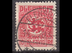 Abstimmungsgebiete Schleswig-Slesvig Mi.4 – 10 Pfg. gestempelt used 1920 (70256