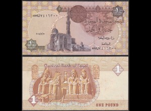 Ägypten - Egypt 1 Pound Banknote 2008 Pick 50n UNC (31684
