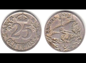 25 Centimos 1925 - Spanien King Alfonso XIII (1886 - 1941) (31730