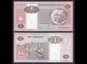 Angola 1 Kwanza 1999 Banknote Pick 143 UNC (1) (31880