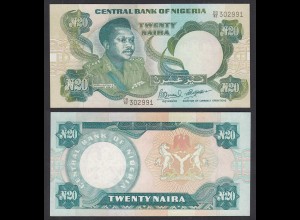 Nigeria 20 Naira Banknote (1984) Pick 26e sig.10 - UNC (1) (31979