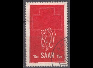Saarland 1952 Mi. 318 – Rotes Kreuz Woche gestempelt used (70552