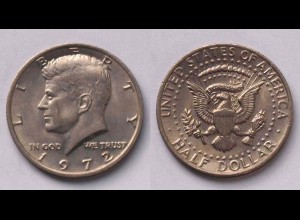 USA 1/2 Dollar John F. Kennedy 1972 (16353