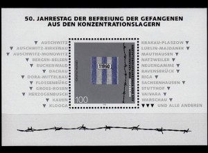 GERMANY S/SHEET 50 years camp RELIEF Block 32 ** MNH (6763