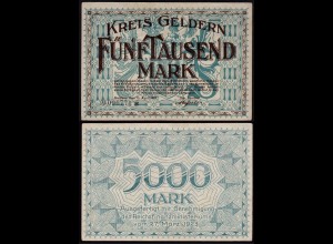 Rheinland - Geldern Kreis Kleve 5000 Mark 15-4-1923 VF+ (15373