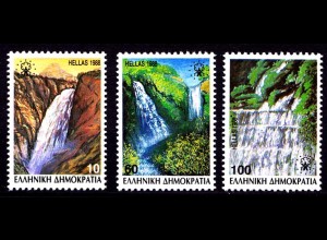 Griechenland Greece MiNr.1692/94 Wasserfälle ** (8171