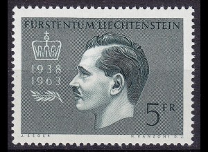 Liechtenstein - Mi. 427 postfrisch 1963 Fürst Franz Josef II. (11327