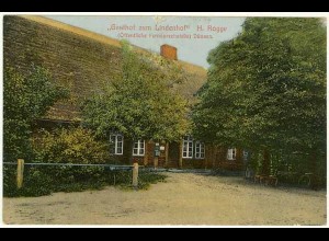 AK Gasthof zum Lindenhof Dünsen Harpstedt Bahnpost (2155