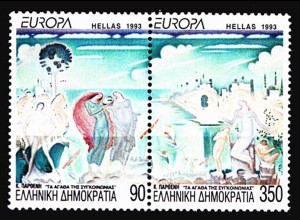 Griechenland Greece MiNr.1829/30 ** 1993 Europa Kunst (8204